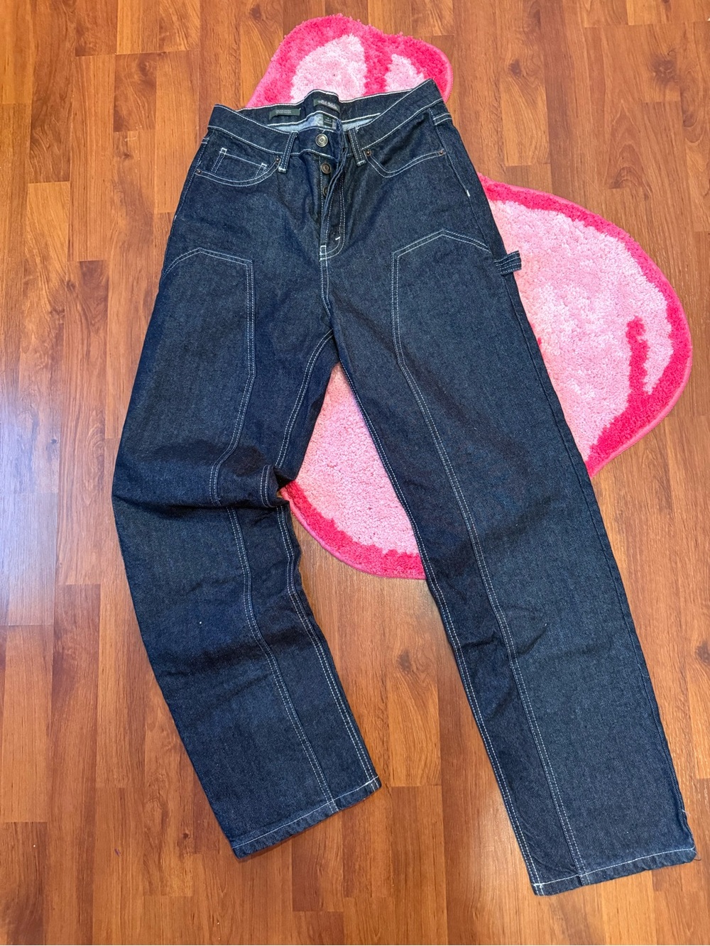 Women’s Dark Blue Denim Jeans - Straight Fit